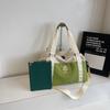 Reisetasche mit großem Fassungsvermögen, mehrfarbige Nähte, Fitnesstasche, Trocken- und Nassfach, Trainingstasche, Gepäcktasche