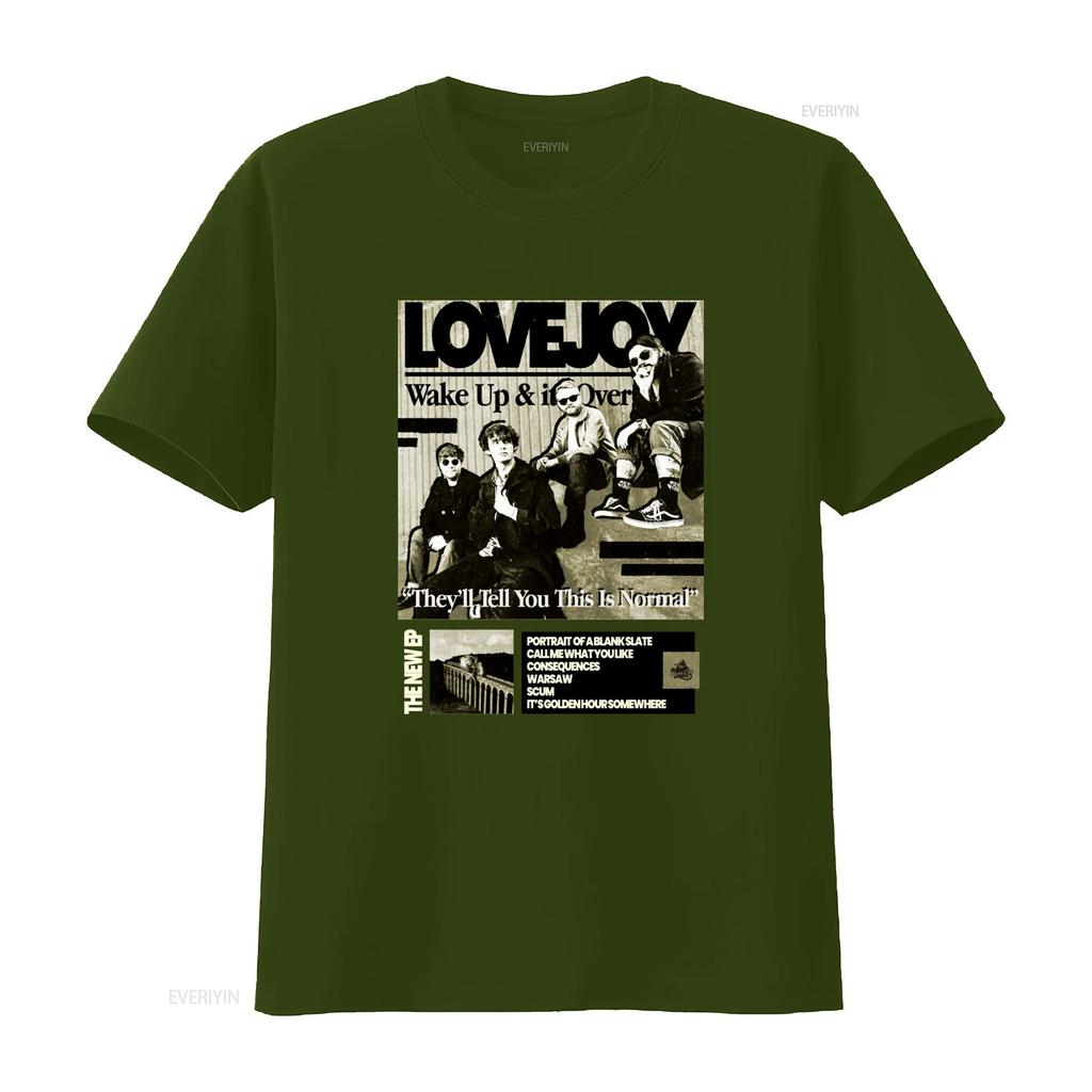 Wake Up It's Over Pop Music Lovejoy Band Portrait  T Shirt All Sizes Vintage Washed Slightly Stylish Breathable Fashion