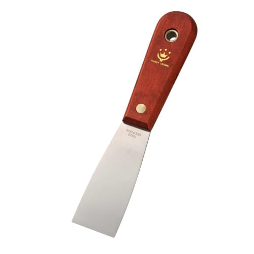 Handy Crown Wooden Handle Gold Spatula 38mm