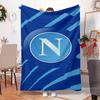 Coperta con Emblema del Napoli Calcio Coperta in Flanella da Esterno per Campeggio, Escursionismo, Feste in Giardino, Essenziali per Picnic, regalo per famiglia e amici
