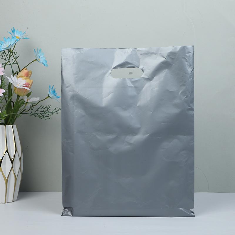 Double-layer Thickened Gift Tote Bag Flat Mouth Four Finger Plastic Pouch Clothing Cosmetics Accessories Shopping Packag Bags Multi-scenario Applicat