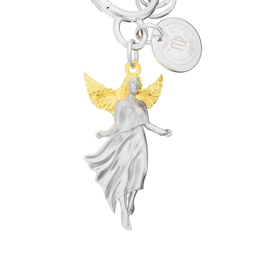 CHOCLI METALMORPHOSE COLLECTION Belgian Metal Keyring - Constellation Virgo