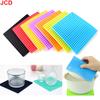 1 stuks Voedselkwaliteit Silicone Placemat Vierkant Waterdicht en Oliebestendig Silicone Onderzetter Keuken Eettafel Anti-verbranding