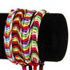 4Pcs Colorful Handmade Braided Friendship Bracelets Ankle Bracelet Prayer Bracelet Party Gifts