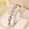 Fashionable and Luxurious New Titanium Steel Women's All-match Bracelet for Couples