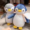 Adorable Emperor Penguin Plush Scarf & Comfort Doll