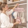 Foldable Wall Hook Rack Double-Row Hooks Rotating Hanger Organizer New Hanger Rack  Lingerie