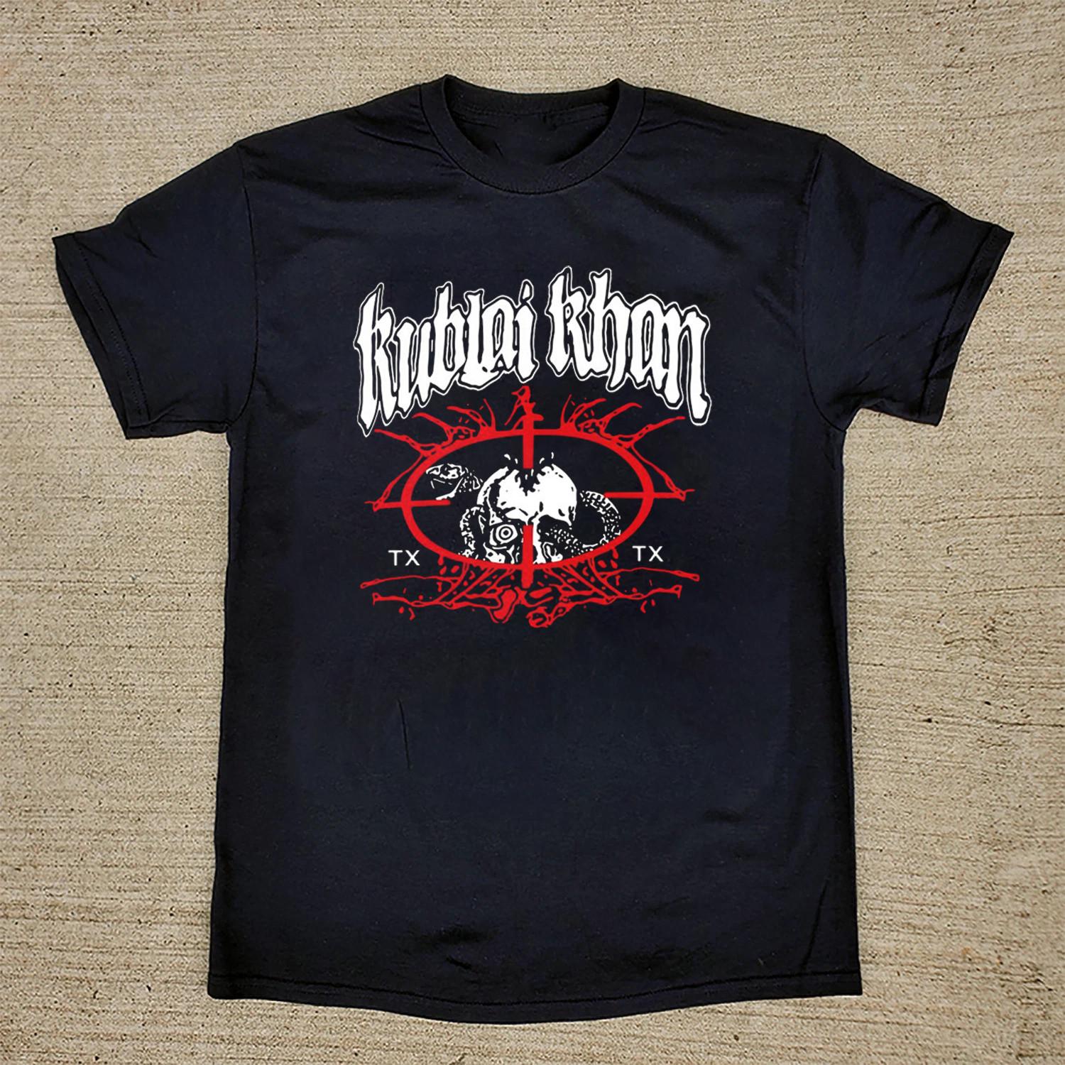 NEW Kublai Khan TX Black Cotton Gift For Fans Unisex T-shirt S