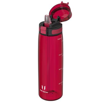 Super Sparrow Wasserflasche - 1L - Hergestellt mit amerikanischem Tritan BPA-freiem Strohhalm - Geeignet für Sport, Schule, Baseball, Outdoor-Aktivitäten, Camping,