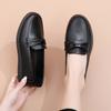 Spring and Autumn Mother Shoes Non-slip Soft-soled Single Shoes Comfortable Non-slip Women's Shoes Black Work Shoes