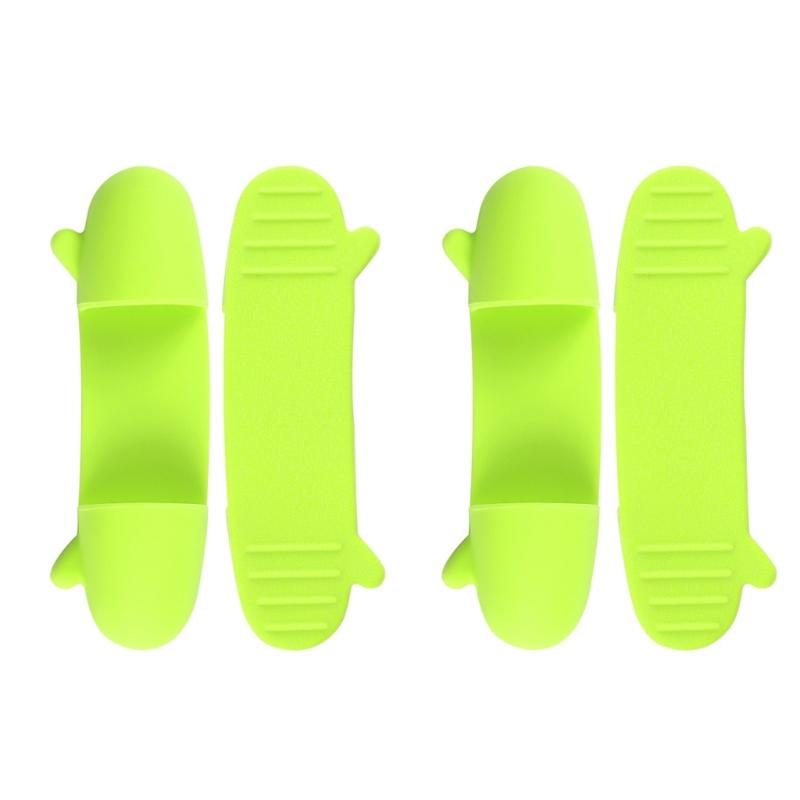 2Sets Comfort Fit Silicone Finger Protectors with Thermal Insulation for Preventing Scalds During Cooking and Professional Use
