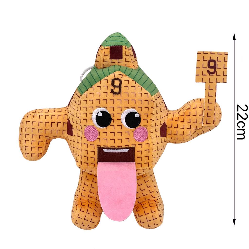 Cute Blue No. 67 Plush Toy Stuffed Doll Steal a Brainrot Game Character Collectible Soft Plushie Gift for Kid Birthday Christmas