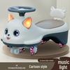 Baby & Toddler Rocking Car for Ages 1-3: Anti-Rollover Glider for Boys and Girls, Supports Adults.
