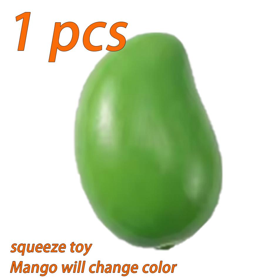 Mango That Can Change Color Stress Ball Fidget Toy Squeeze Ball Round Blocks Filled Asmr Anti Stress Toys For Adults Stress Ball