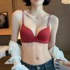 2026 Seamless Red Push-up Bra for Small Bust - Sexy, Soft, Comfortable, Wire-free