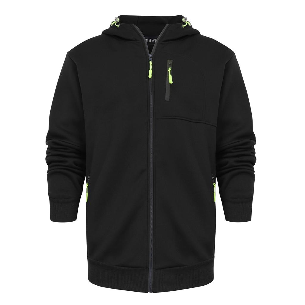 Män Casual Camouflage Sport Sweatshirt Långärmad dragkedja Hooded Jacket Coat