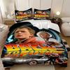Duvet Cover Pillowcase Back To The Future Casal Bedding Set Adults Boy Girl Bedroom Decoration Single/Double/Queen Large Size Gi