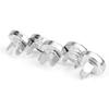 50Pcs Metal Magnetic Snaps Fastener Round Button Buckle Clothes Accessories(bright White)