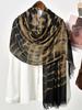 Elegant Women Vintage Print Silk Scarf Headscarf Beach Wrap Shawl Sunscreen Bandana Hijab Mujer Bohemian Scarve Pareo Summer New