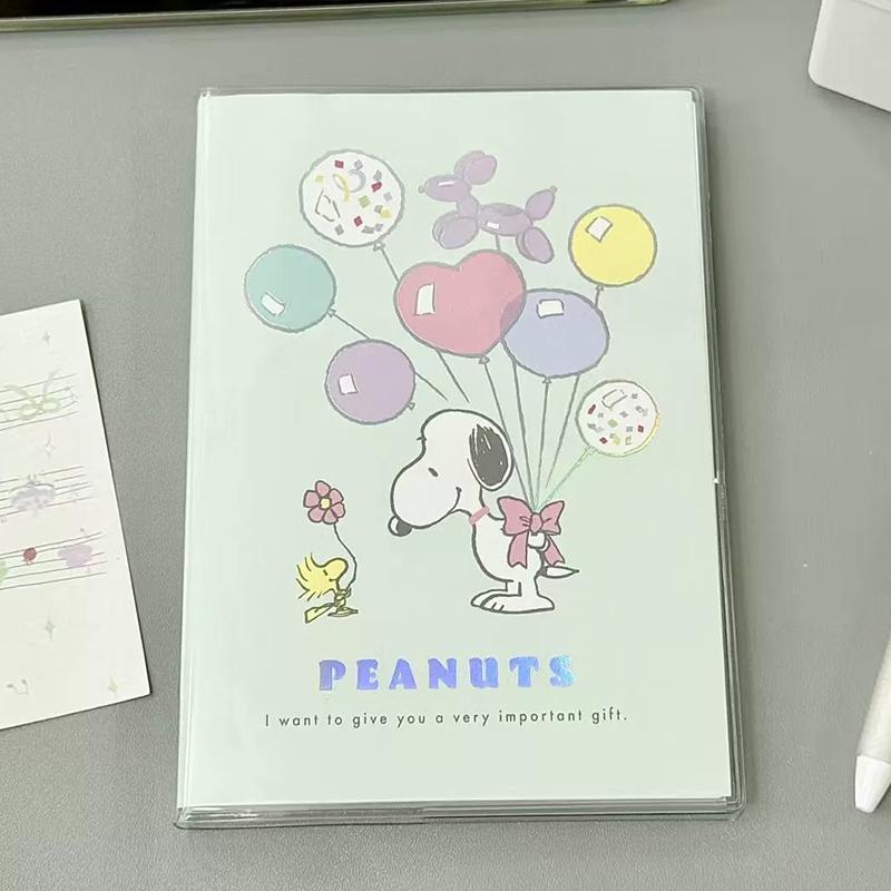 

Adorable Snoopy Plan Ben Calendar Book Illustration Coloring Page Student Colorful Diaries Notebook Supplies Stationery Present 88 sheets