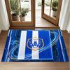 Sheffield Wednesday Football Design Crystal Velvet Rug Soft Decorative Mat for Bedroom Entrance
