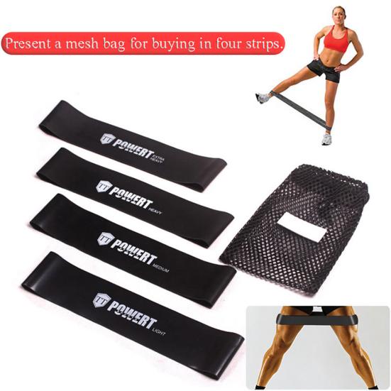 Sport Resistance Band Ring Gym Home Yoga Exercise Fitness Strength Training Tool