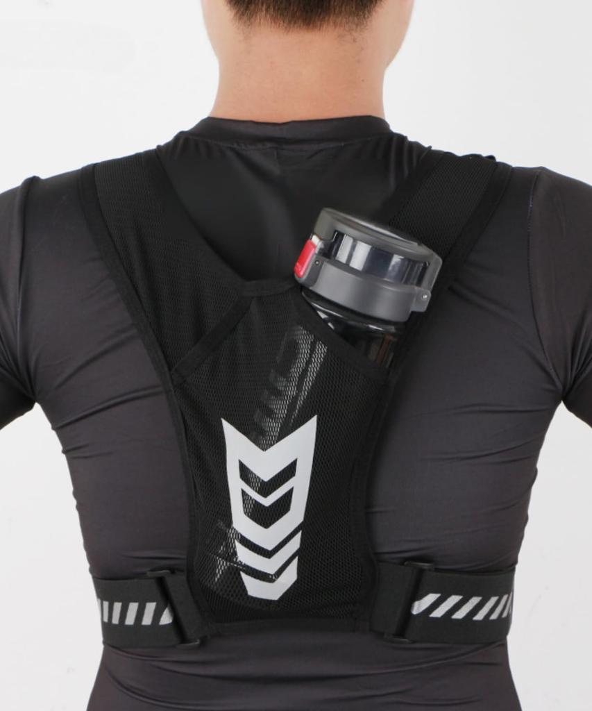 [Kashichi] Running Vest Mesh Bag Jogging Trail Breathable Lightweight Smartphone
