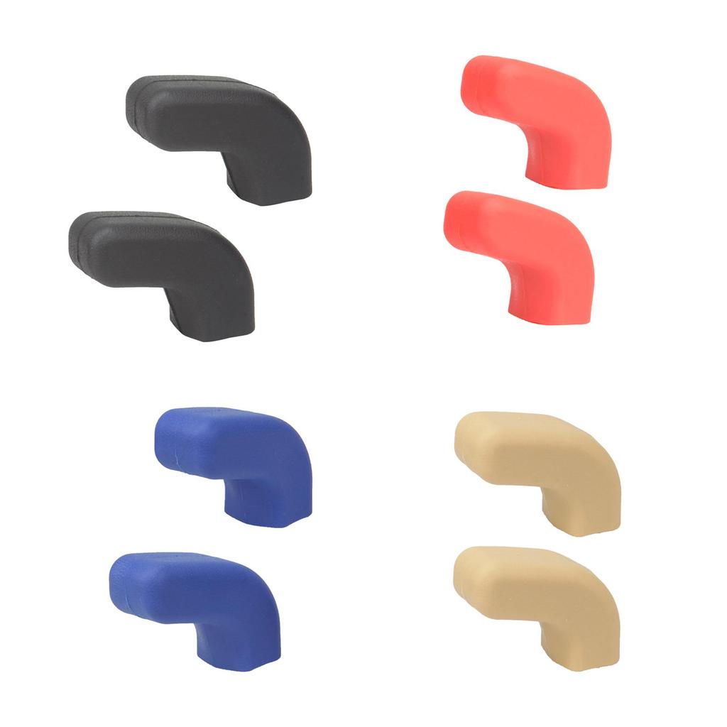 2 Pieces Front Tow Hooks Covers Hitch Covers Replaces Rubber Professional Easy to Install Accessories for Wrangler