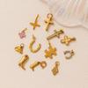 18K Gold Retention Stainless Steel Star Cloud Pendant DIY Accessory