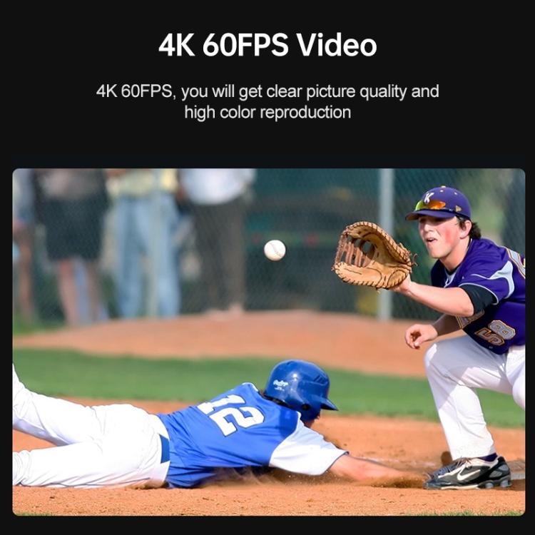 ORDRO EP7 4K am Kopf montierte Auto-Fokus Live-Video Smart Sports Kamera, Stil:Mit Fernbedienung