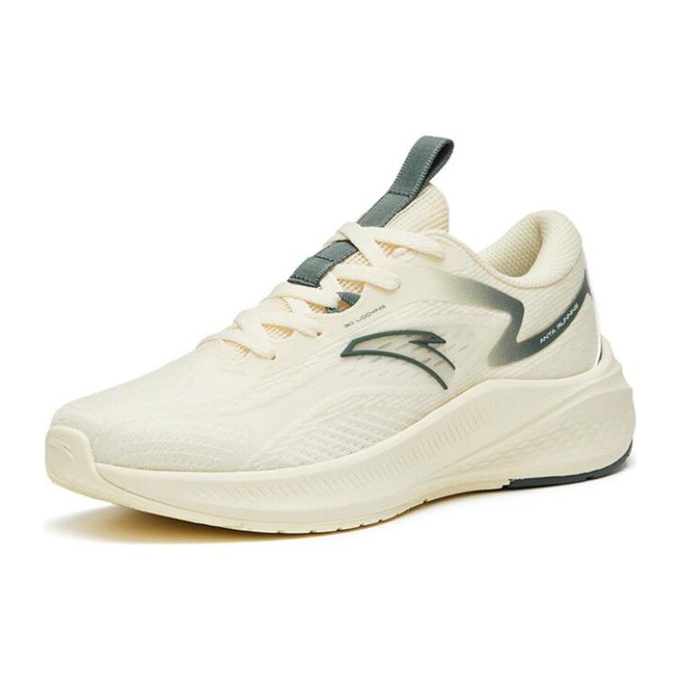 Anta Running Shoes With Shock Absorption And Slip Resistance Women Sneakers White Blue Gray 922315519-3