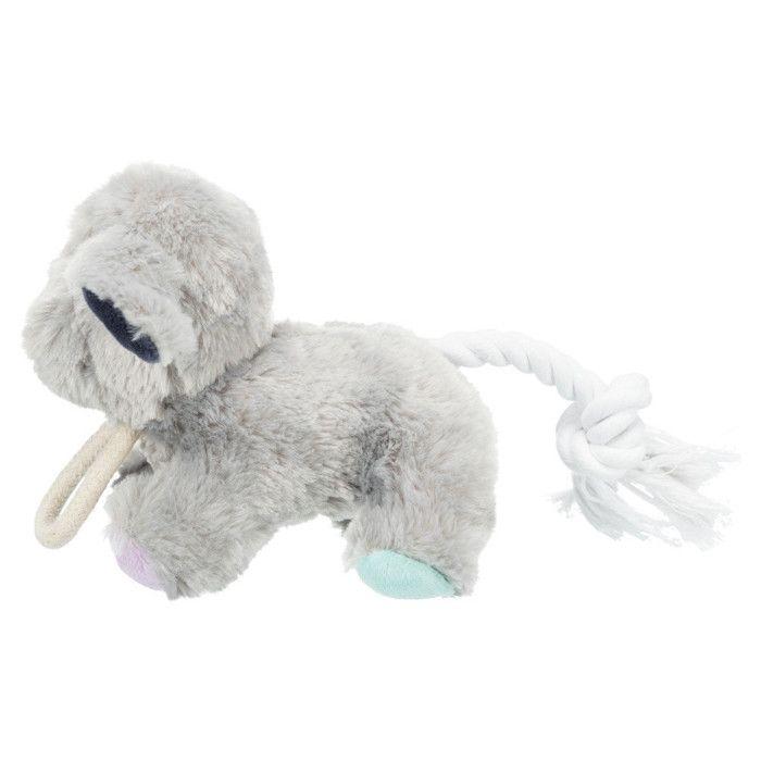 Plyšová hračka pro štěně - TRIXIE - Model Junior - Vícebarevný - 24 cm - Polyesterová šňůra