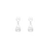 Frosted brushed water drop pearl earrings for women's 2025 new popular stud earrings light luxury ear jewelry