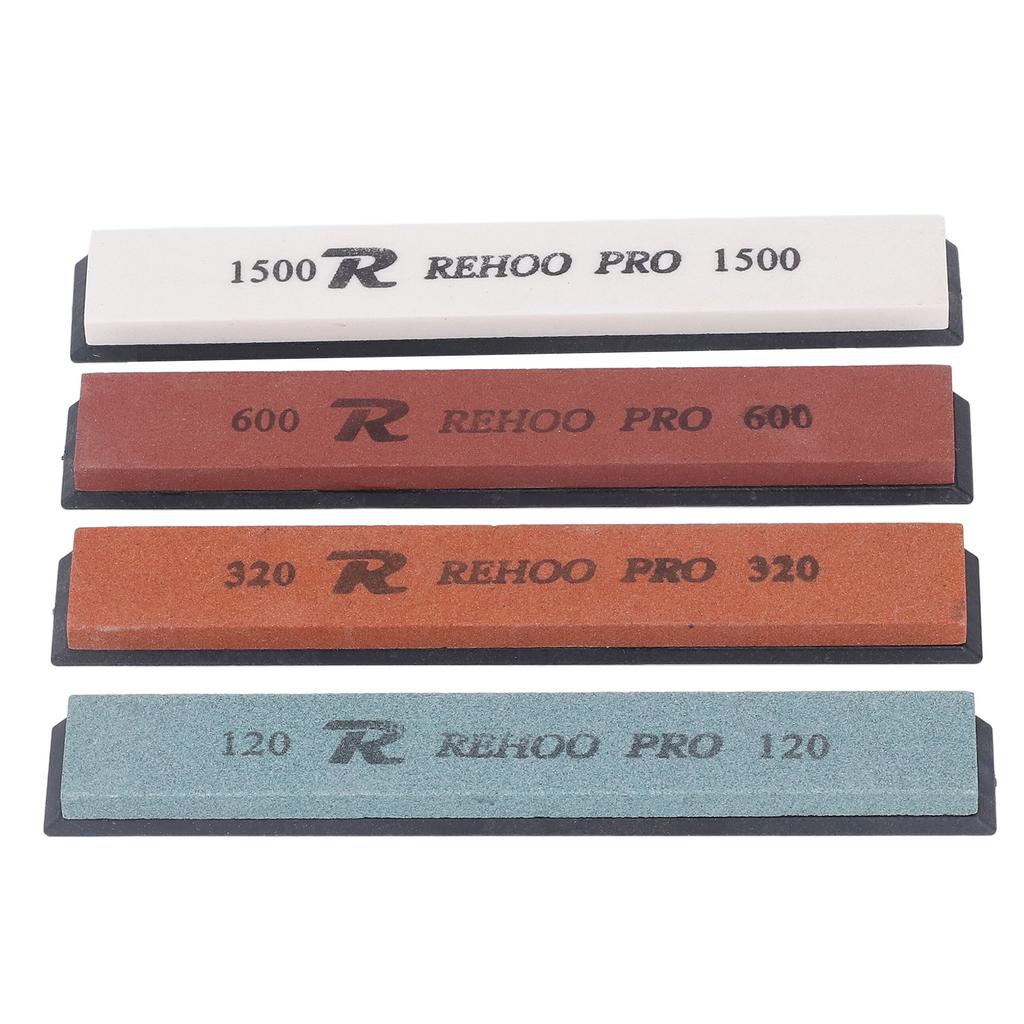 4 SZT Kamień do ostrzenia noży Osełka o stałym kącie Zestaw ostrzałek do noży Gradacja 120 320 600 1500 Woda