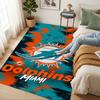 Dolphins Miami Living Room Nonslip Area Rug Soft Carpet For Bedroom Game Playroom Sofa Office Home Decor Doormat Christmas Gift C10269