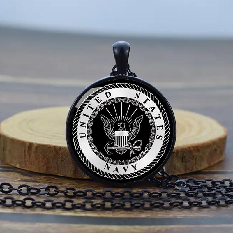 

Ожерелье ВМФ США, ювелирные изделия, серебряная подвеска армии США