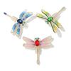 Exquisite Retro Enamel Dragonfly Brooches Pins For Women Clothing Coat Party Accessries Gifts