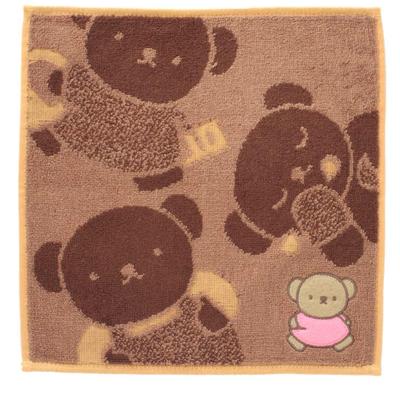 Miffy Boris Towel Handkerchief (Brown), Women's, Approx. 25cm, 000195-0022-03