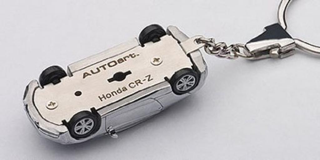 AUTOart Skala Honda nøkkelring Ferdig produkt 1/87 CR-Z (Aluminium)