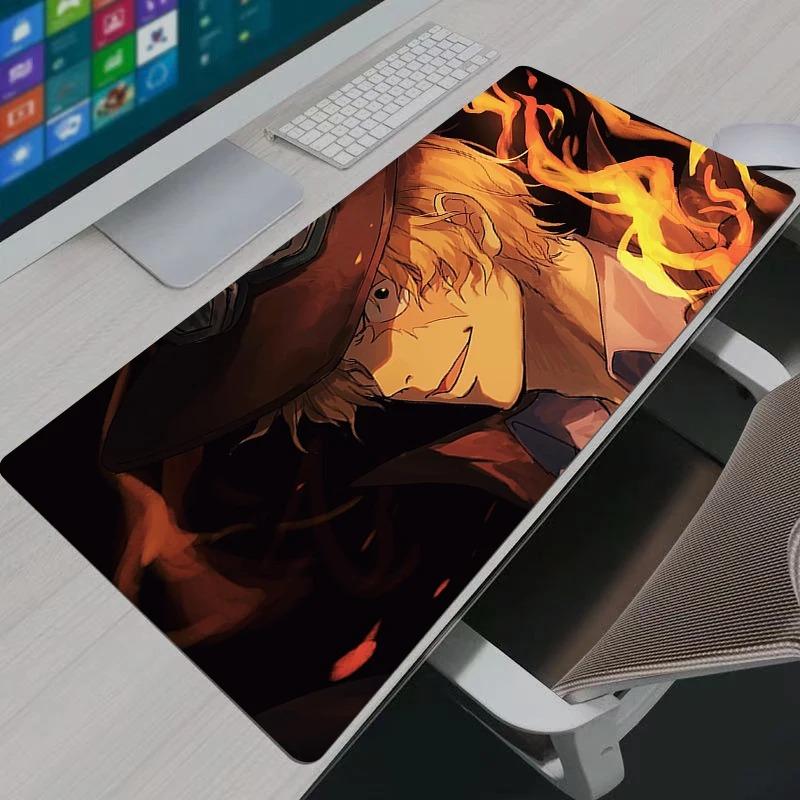 One Piece Sabo Mouse Pad Gaming Accessories Computer Keyboard Gamer Designed Specifically for E-sports Games Mousepad 30x60x0.2cm