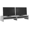 Monitor Stand Gray Sonoma 100 X 24 X 16 Cm Particleboard
