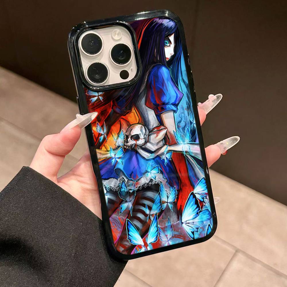 Popular Game A-Alice M-Madness R-Returns For IPhone 17 16 Pro Max Air 15 14 13 12 Mini Plus 11 Hard PC+TPU Phone Back Cover