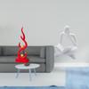 Abstract Fire Thinker Resin Flame Figurine Modern Sculpture Craft for Tabletop Living Room Shelf