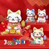 New Year Gifts Lovely Cartoon Micro Diamond Block Fortune Lucky Cat Building Brick Assemble Nanobricks Education Toys For Gifts
