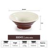 Net Celebrity Melamine Ramen Bowl: Two-Tone Creative Design, Large, Ideal for Mala Tang and Rice Noodles