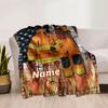 Home Customize Your Name Blankets Firefighter Gear Comfort Softness Lightweight Allseason Multipurpose Blanket For Picnics Sofas Offices Beds Living