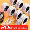 20 Rolls Coding Machine Self-Adhesive Price Tag Labels for Supermarkets