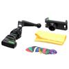 Insulated Mobile Phone Bracket Rotatable Guitar Headstock Phone Bracket for Music Stands Tabletops and Live Broadcasts