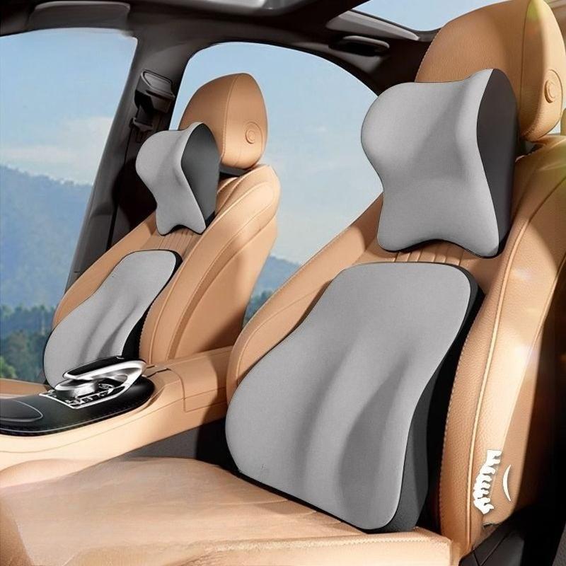 1Pc Car Headrest Lumbar Support Lumbar Cushion Memory Foam Cushion Backrest Lumbar Pillow Car Comfortable Neck Pillow Car Accsesorie