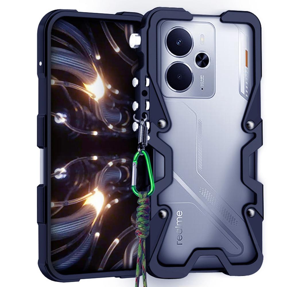 Pro Realme 14 5G Nárazník Pouzdro Hliníková slitina Kovový Kryt na telefon